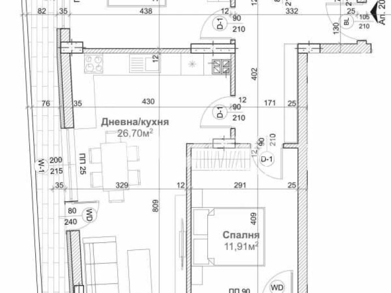 Продава 3-СТАЕН, гр. Варна, Левски 1, снимка 1 - Aпартаменти - 42791480