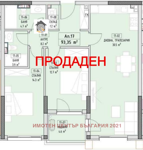 Продава 3-СТАЕН, гр. София, Малинова долина, снимка 2 - Aпартаменти - 49059383