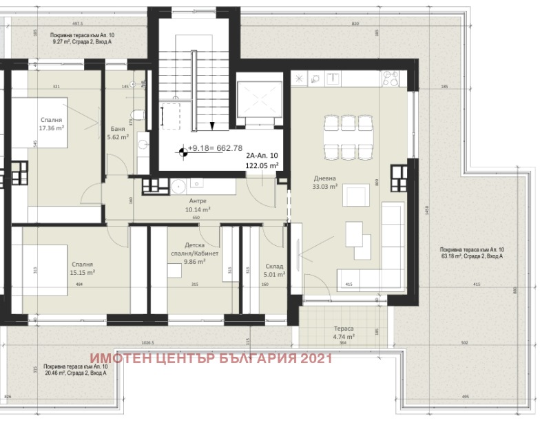 Продава 4-СТАЕН, гр. София, Симеоново, снимка 8 - Апартаменти - 53597936