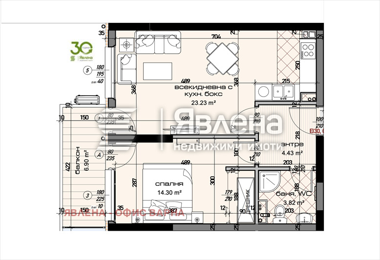 Продава 2-СТАЕН, гр. Варна, Младост 2, снимка 2 - Aпартаменти - 47111569