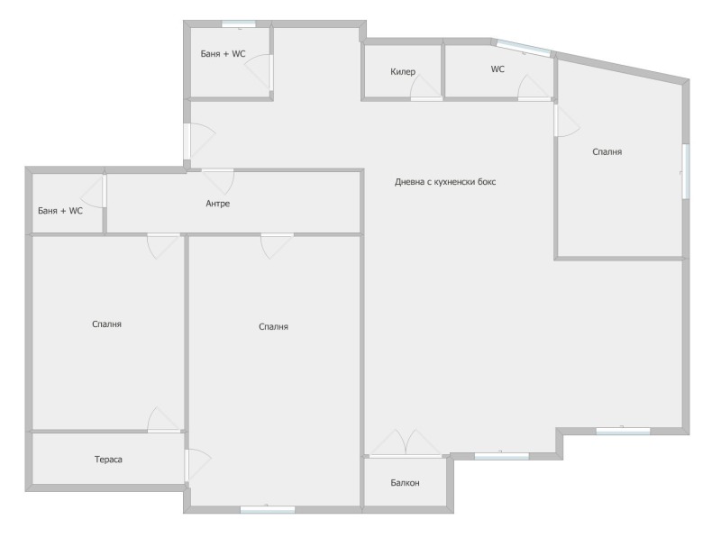 Продава 4-СТАЕН, гр. Варна, Бриз, снимка 3 - Апартаменти - 52636632
