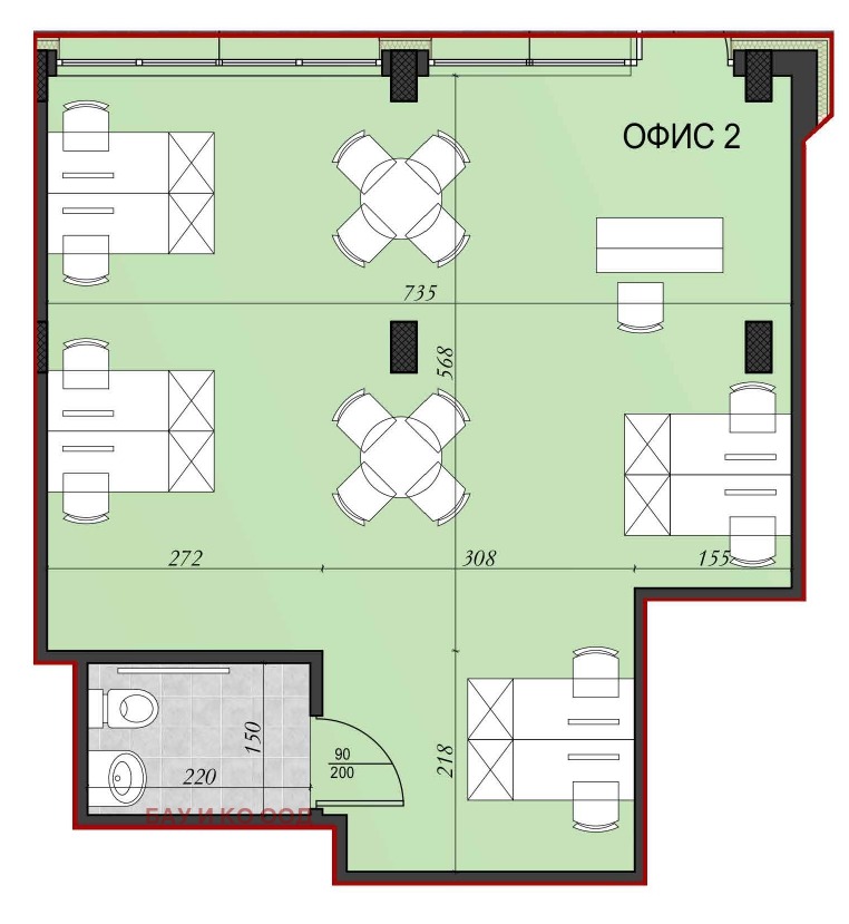 Продава ОФИС, гр. София, Кръстова вада