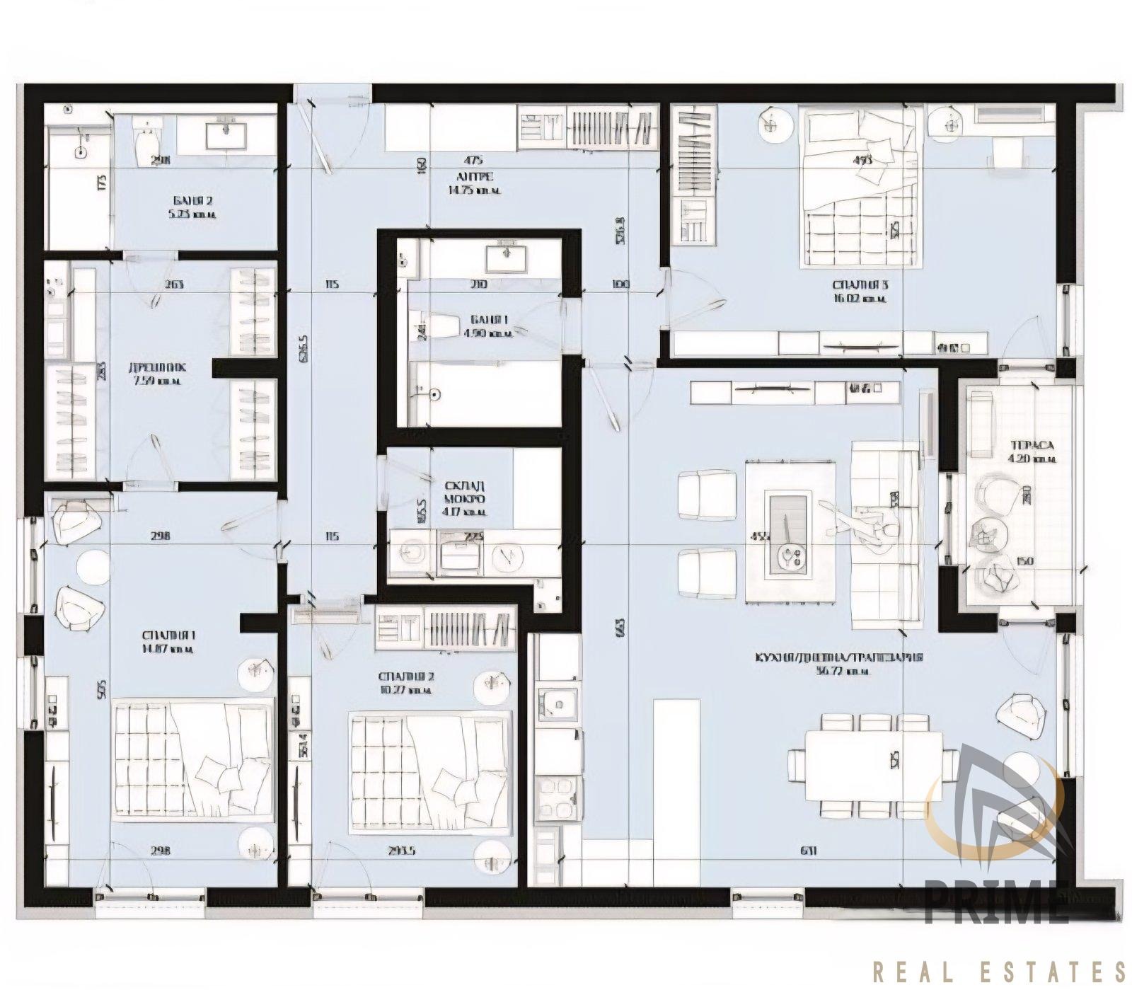 Продава МНОГОСТАЕН, гр. Бургас, област Бургас, снимка 15 - Апартаменти - 53266947