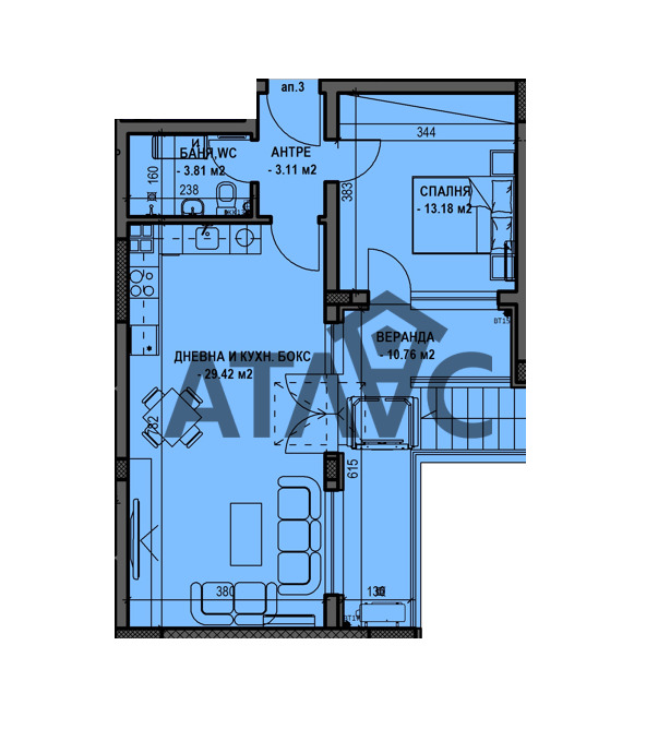 Продава 2-СТАЕН, гр. Пловдив, Остромила, снимка 6 - Aпартаменти - 48036894