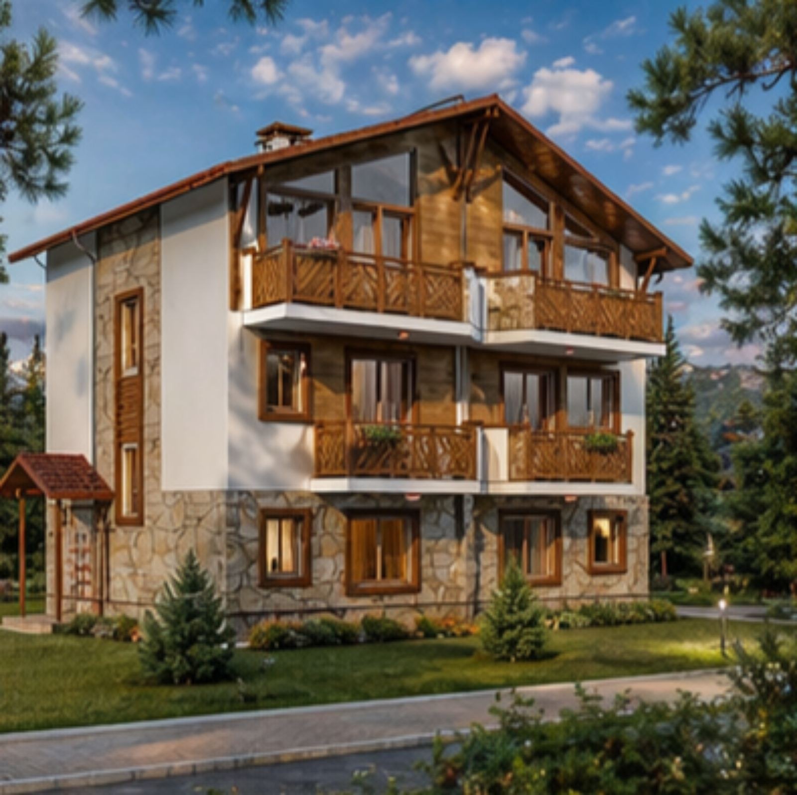 Продава ВИЛА, к.к. Боровец, област София област, снимка 3 - Вили - 54699226