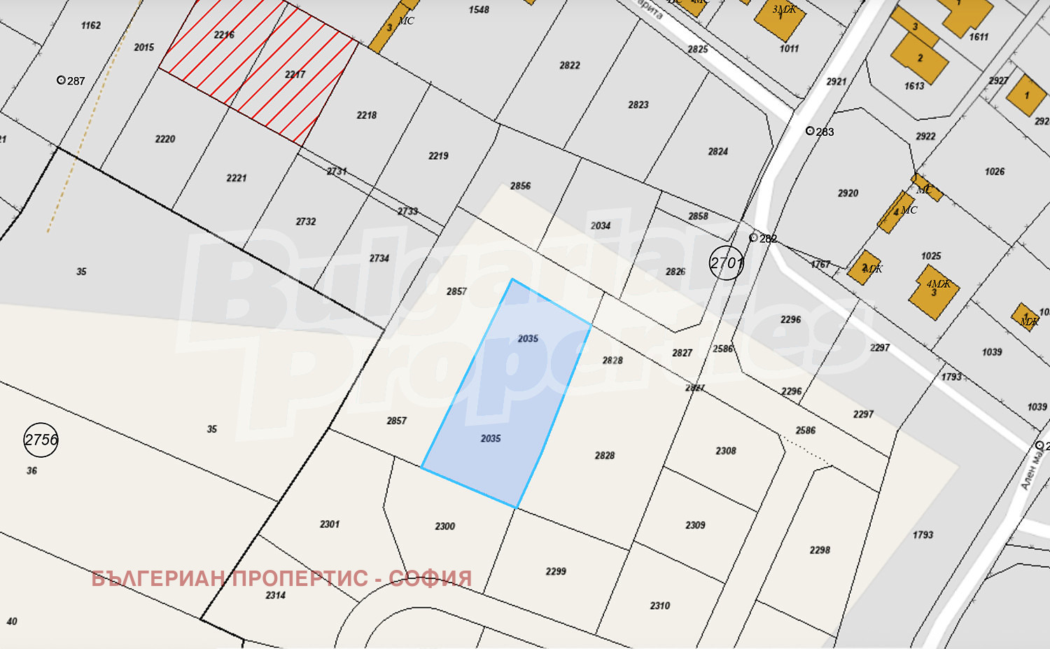 Продава ПАРЦЕЛ, гр. София, с. Волуяк, снимка 2 - Парцели - 54407155