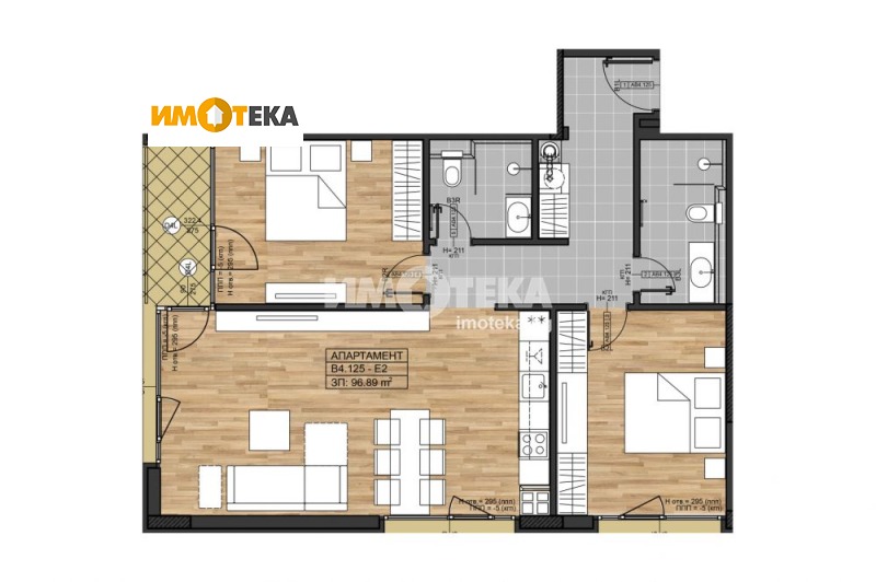 Te koop  2 slaapkamers Sofia , Bojana , 121 m² | 14505277 - afbeelding [2]