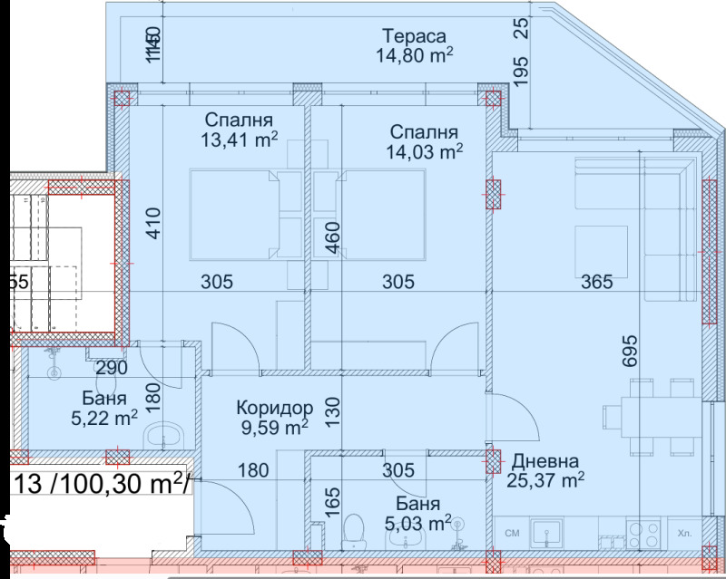 Продава  3-стаен град Благоевград , Струмско , 115 кв.м | 49347641 - изображение [4]