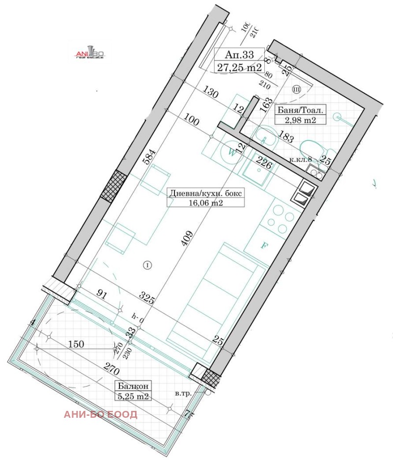 Продава 1-СТАЕН, гр. Варна, Виница, снимка 6 - Aпартаменти - 48686296