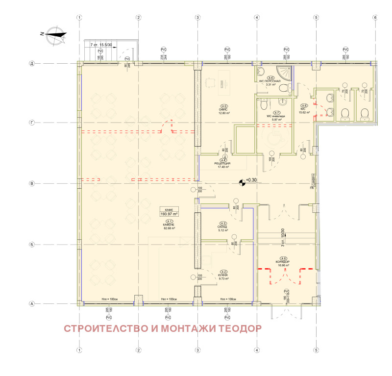 Продава МАГАЗИН в град Русе, Здравец Изток - 247 кв.м / 249 000 € » 487 001.67 лв., СТРОИТЕЛСТВО И МОНТАЖИ ТЕОДОР СТОЕВ ЕООД