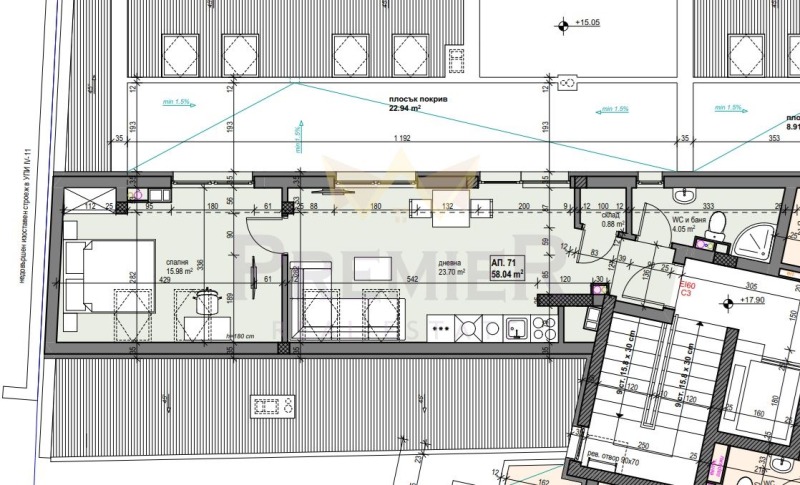 Продава  2-стаен град София , Банишора , 66 кв.м | 20235377 - изображение [3]