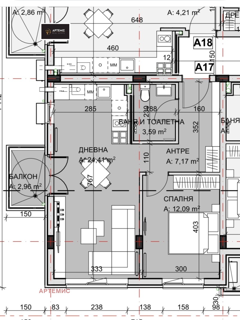 Na sprzedaż  1 sypialnia Sofia , Witosza , 70 mkw | 37677591 - obraz [9]