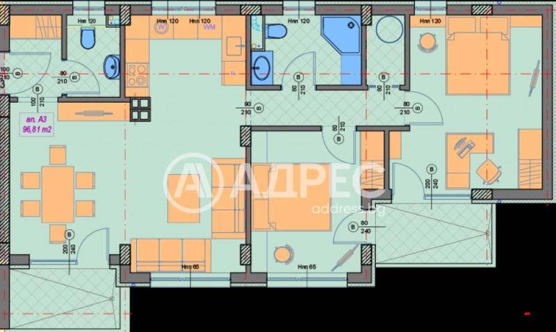 Продава 3-СТАЕН, гр. София, Манастирски ливади, снимка 3 - Апартаменти - 53148961