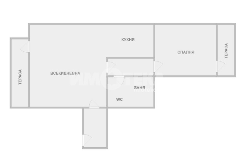 For Sale  1 bedroom Varna , Lyatno kino Trakiya , 60 sq.m | 66206560 - image [2]