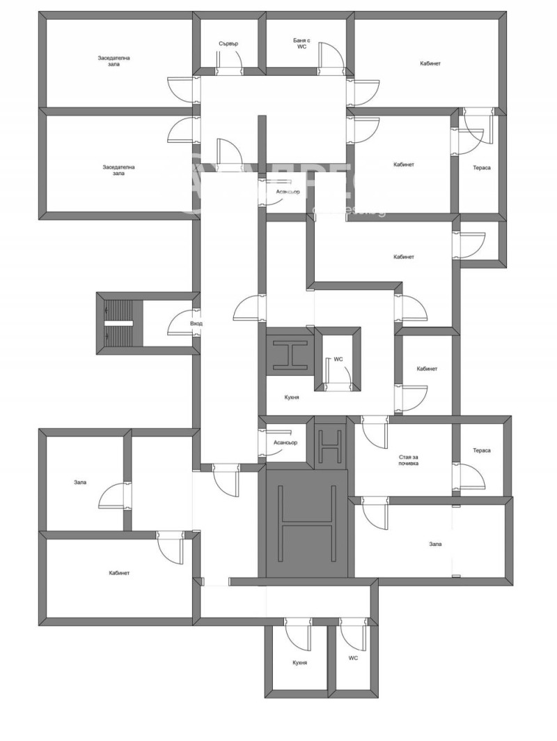 Till salu  Kontor Sofia , Lozenec , 445 kvm | 57953322 - bild [4]