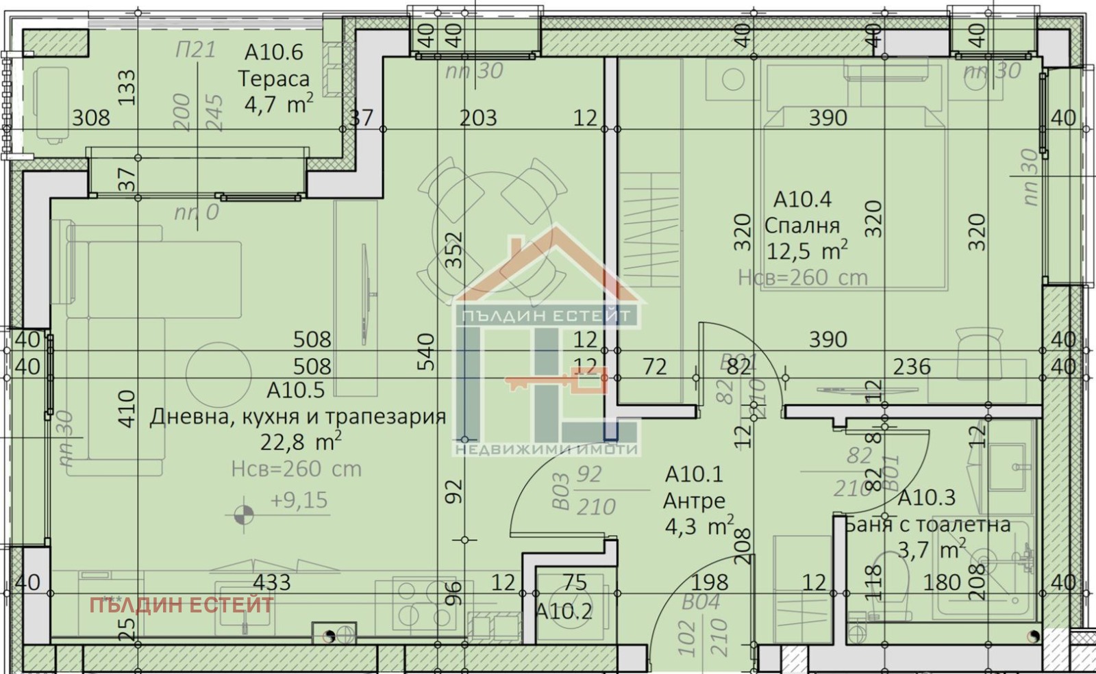 Продава 2-СТАЕН, гр. Пловдив, Тракия, снимка 3 - Апартаменти - 54094763
