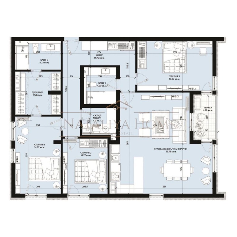 Продава МНОГОСТАЕН, гр. Бургас, област Бургас, снимка 14 - Апартаменти - 53431149