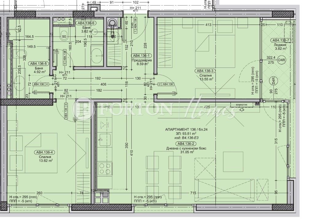Продава 3-СТАЕН, гр. София, Бояна, снимка 7 - Апартаменти - 53782800