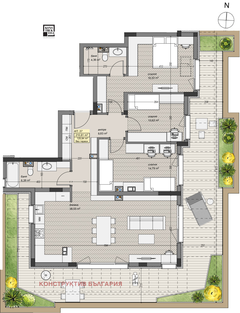 Продава 4-СТАЕН, гр. София, Левски В, снимка 2 - Aпартаменти - 47543858