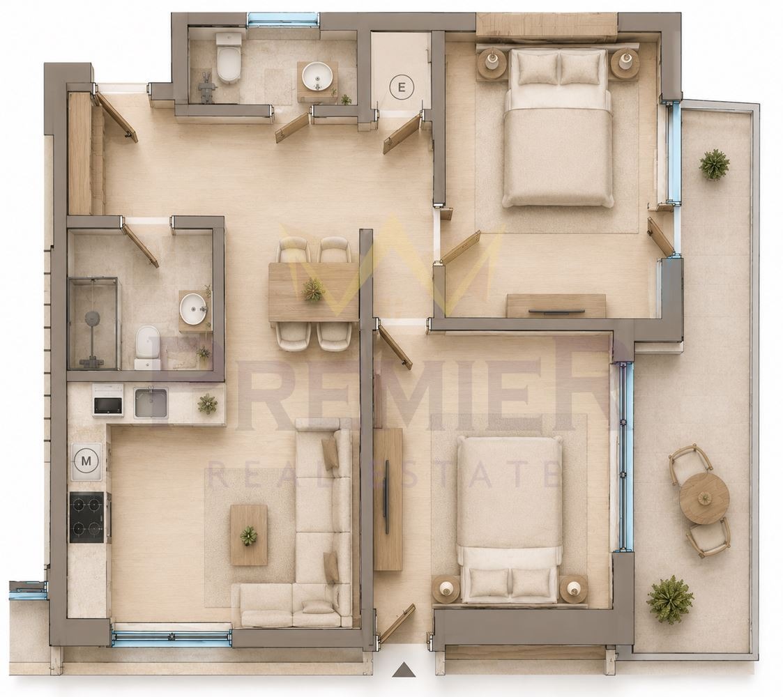 Продава 2-СТАЕН, гр. Варна, Виница, снимка 8 - Апартаменти - 55482744