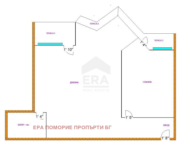 De vânzare  1 dormitor regiunea Burgas , c.c. Slânciev briag , 55 mp | 35673964 - imagine [10]