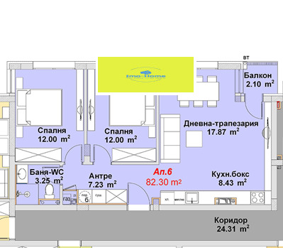 Продава  3-стаен град София , Бояна , 82 кв.м | 76118448