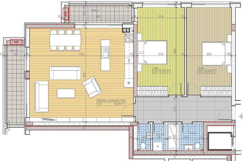 Продава 3-СТАЕН в град София, Бояна - 153 кв.м / 389 316 € » 761 435.91 лв., БЕСТ СЕЛЪРС БЪЛГАРИЯ ООД