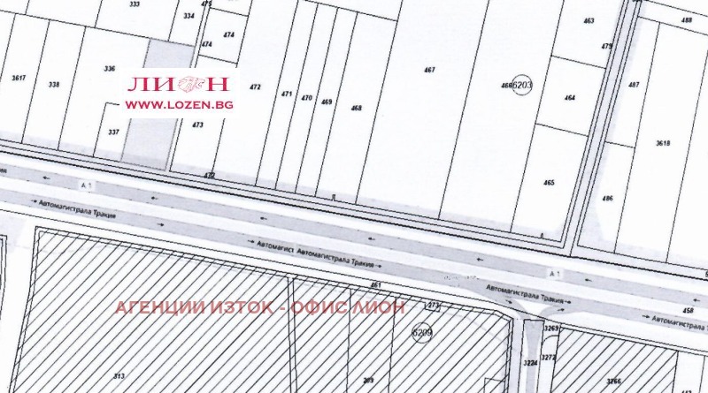 Продава ПАРЦЕЛ в град София, с. Лозен - 2979 кв.м / 387 270 € » 757 434.28 лв., АГЕНЦИИ ИЗТОК - ОФИС ЛИОН