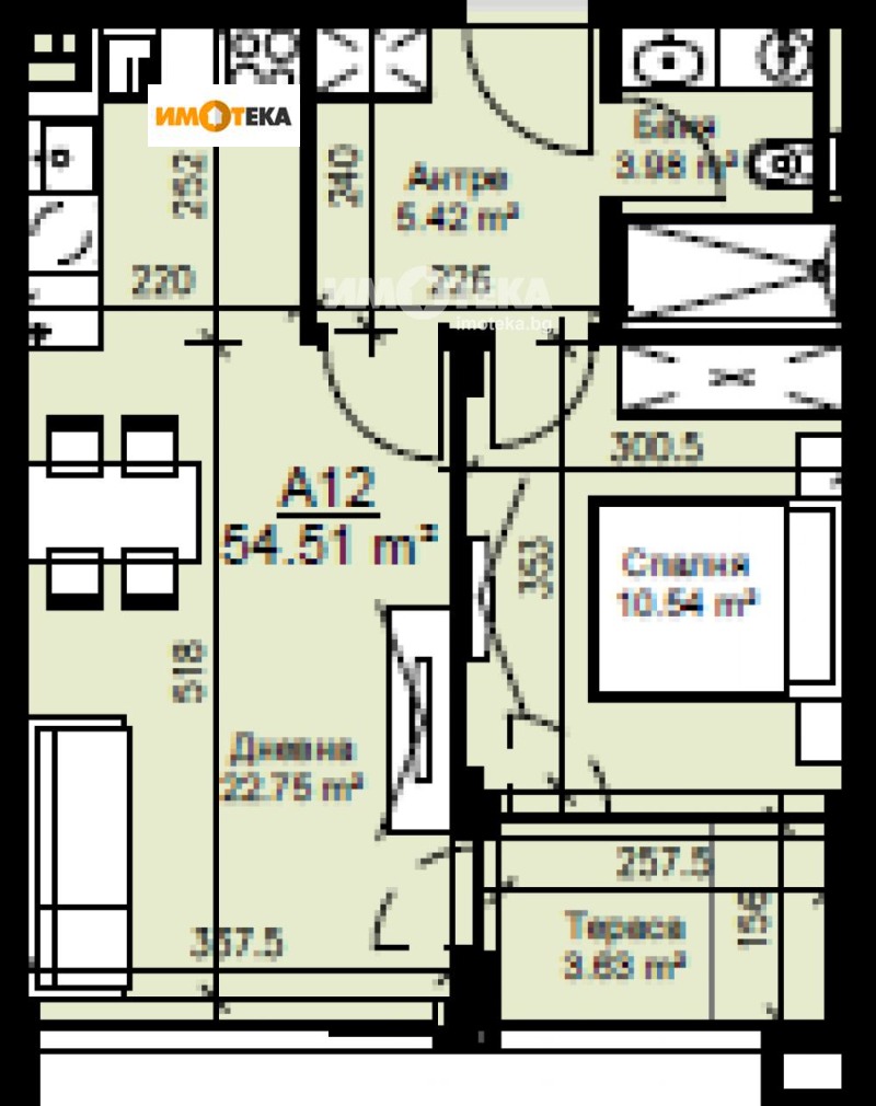 En venta  1 dormitorio Varna , Briz , 65 metros cuadrados | 58242433 - imagen [2]