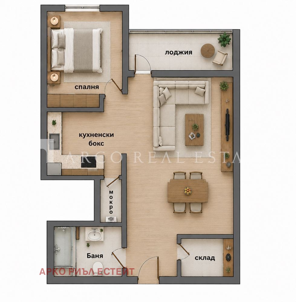 Продава 2-СТАЕН, гр. София, Лагера, снимка 3 - Апартаменти - 55749764