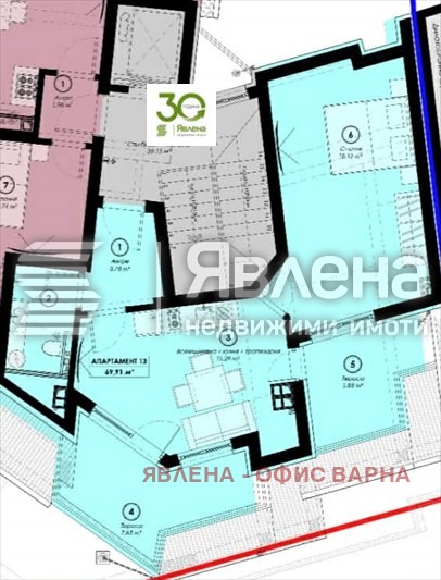 Продава 2-СТАЕН, гр. Варна, Погреби, снимка 4 - Апартаменти - 55270604