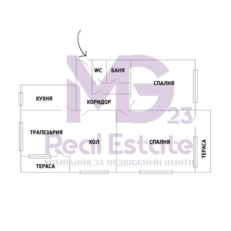 Продава ЕТАЖ ОТ КЪЩА, гр. Пловдив, Кючук Париж, снимка 13 - Етаж от къща - 51481731