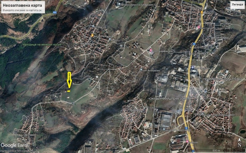 For Sale  Plot region Kardzhali , Petlino , 500 sq.m | 72749471 - image [4]