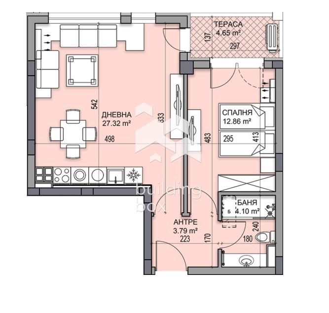 Продава 2-СТАЕН, гр. Пловдив, Гагарин, снимка 2 - Апартаменти - 54076526
