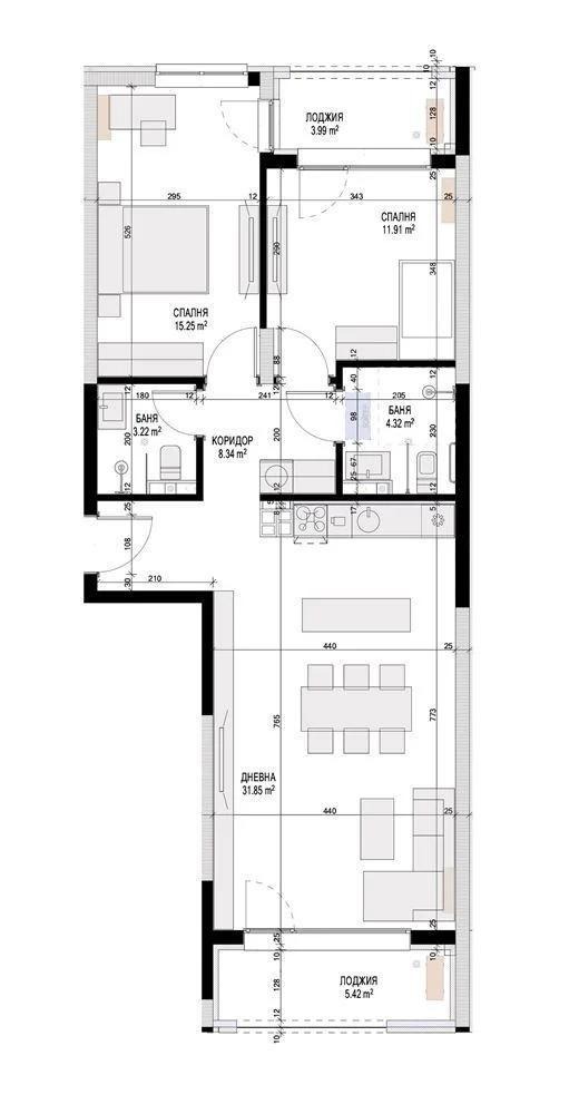 Продава 3-СТАЕН, гр. Варна, Левски 1, снимка 6 - Апартаменти - 55796563