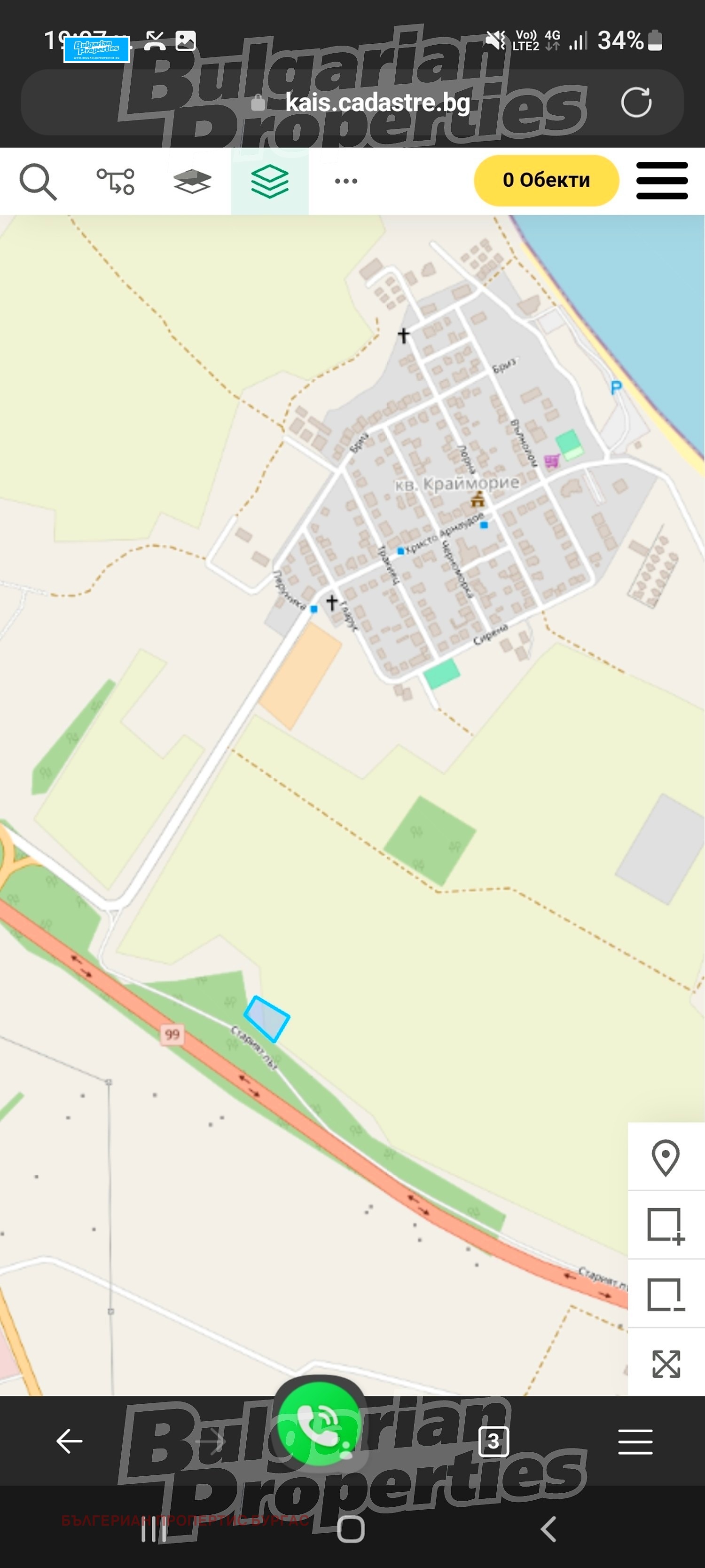 Продава ПАРЦЕЛ, гр. Бургас, Крайморие, снимка 5 - Парцели - 54762270