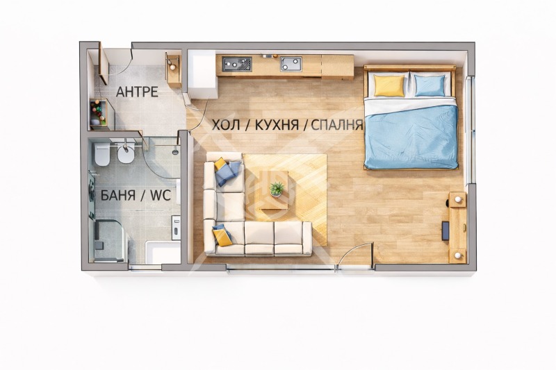 Продава 1-СТАЕН в град София, Дървеница - 57 кв.м / 112 000 € » 219 052.96 лв., ЕКС НВД ООД