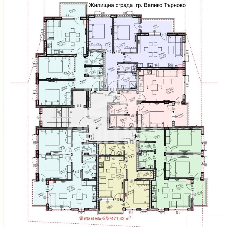 Te koop  1 slaapkamer Veliko Tarnovo , Zona B , 61 m² | 39410628 - afbeelding [2]