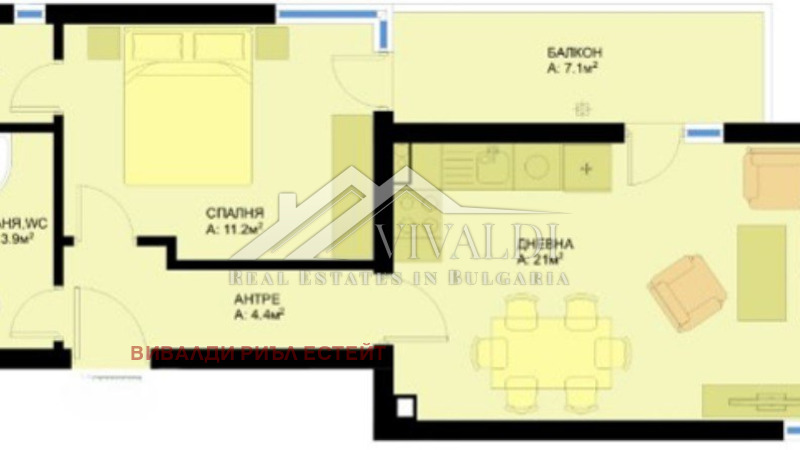 Продава  2-стаен град Варна , Победа , 68 кв.м | 54051515 - изображение [10]