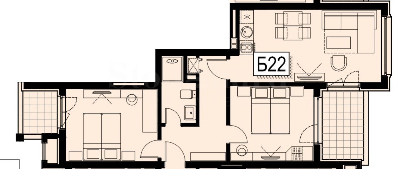 Zu verkaufen  2 Schlafzimmer region Burgas , Pomorie , 87 qm | 16477276 - Bild [2]