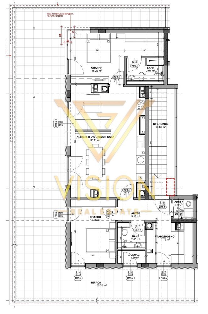 Продава 3-СТАЕН, гр. София, Бояна, снимка 3 - Апартаменти - 54052617