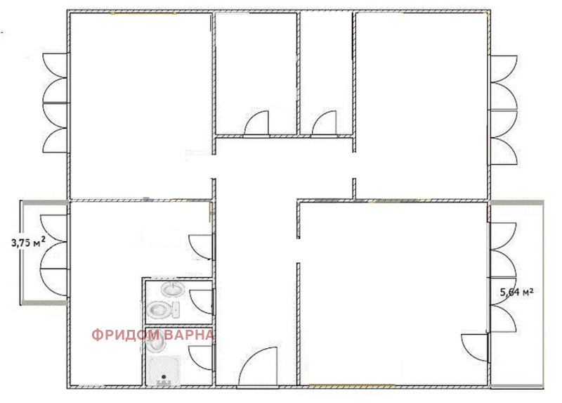 Продава 4-СТАЕН, гр. Варна, Автогара, снимка 10 - Aпартаменти - 47447992