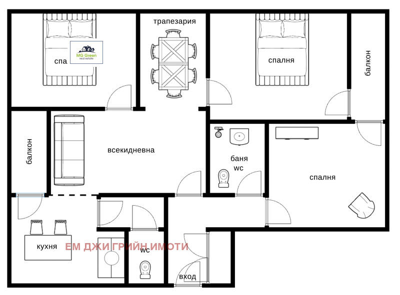 Продава МНОГОСТАЕН, гр. София, Център, снимка 13 - Апартаменти - 53590018