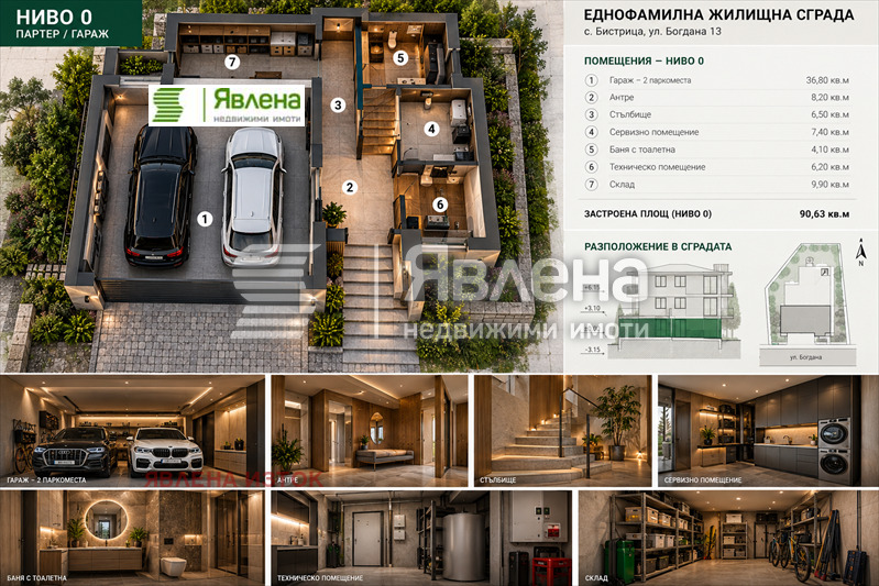 Продава КЪЩА, гр. София, с. Бистрица, снимка 13 - Къщи - 56262201