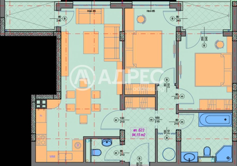 Продава 3-СТАЕН, гр. София, Манастирски ливади, снимка 2 - Апартаменти - 53028658