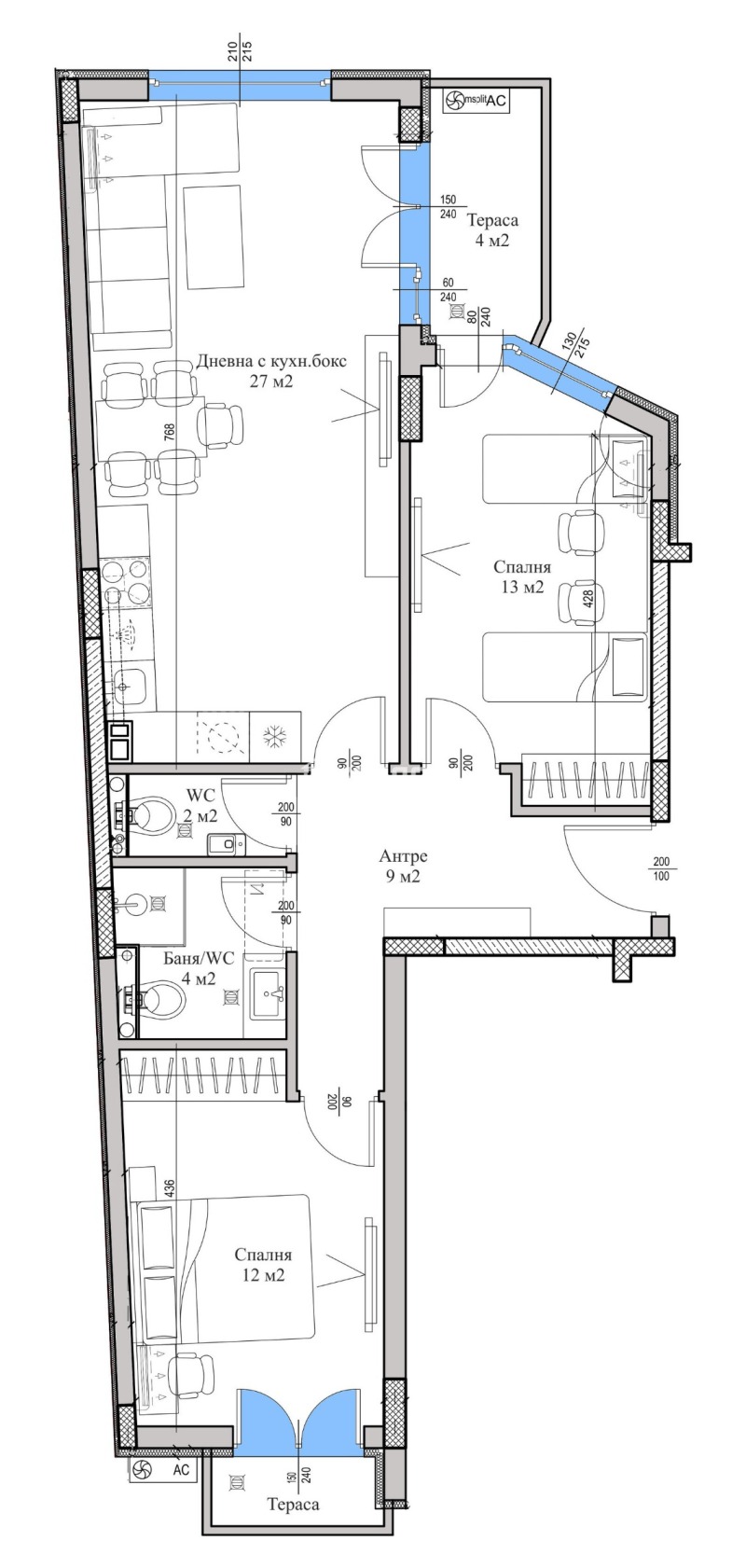 For Sale  1 bedroom Plovdiv , Vastanicheski , 112 sq.m | 99953666 - image [2]