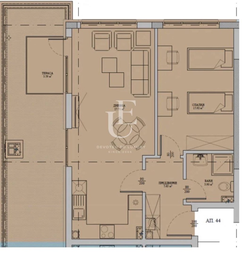 Продава 2-СТАЕН, гр. София, Малинова долина, снимка 6 - Апартаменти - 53322912