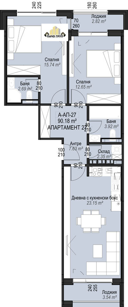 Продава  3-стаен град София , Младост 4 , 110 кв.м | 40212740 - изображение [2]