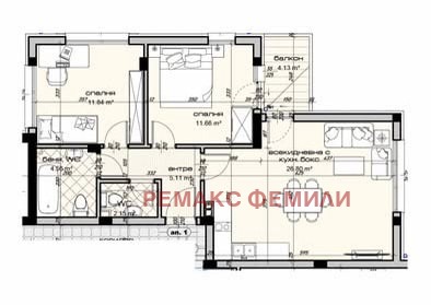 Na prodej  2 ložnice Varna , Vinica , 93 m2 | 56992401 - obraz [3]