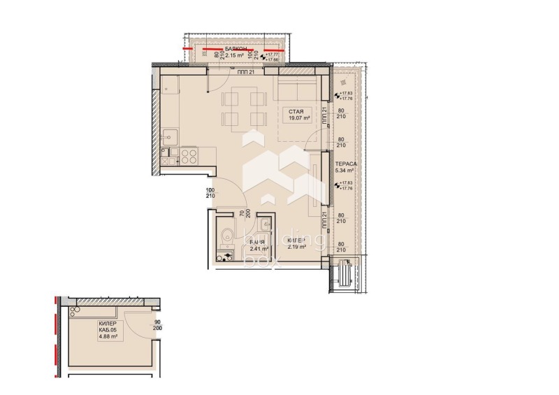 Продава 1-СТАЕН, гр. Варна, Изгрев, снимка 2 - Aпартаменти - 47591126